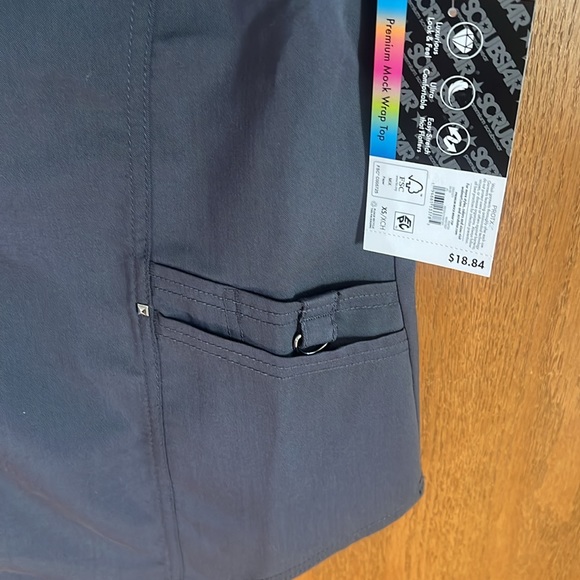 Brand new scrub star, uniform scrub size extra, small, dark, gray, and color - Picture 3 of 5